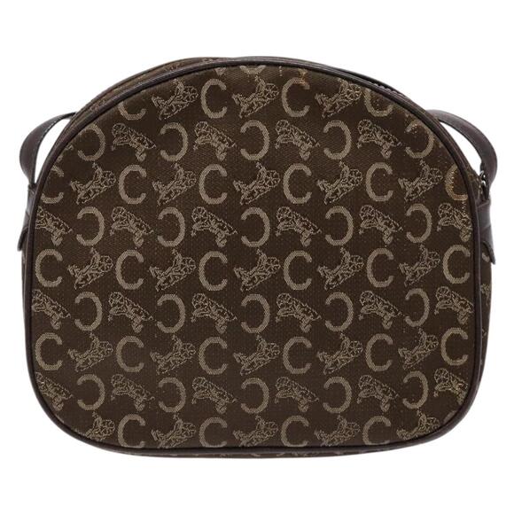 CELINE C Sulky Shoulder Bag Canvas Brown - Picture 3 of 12